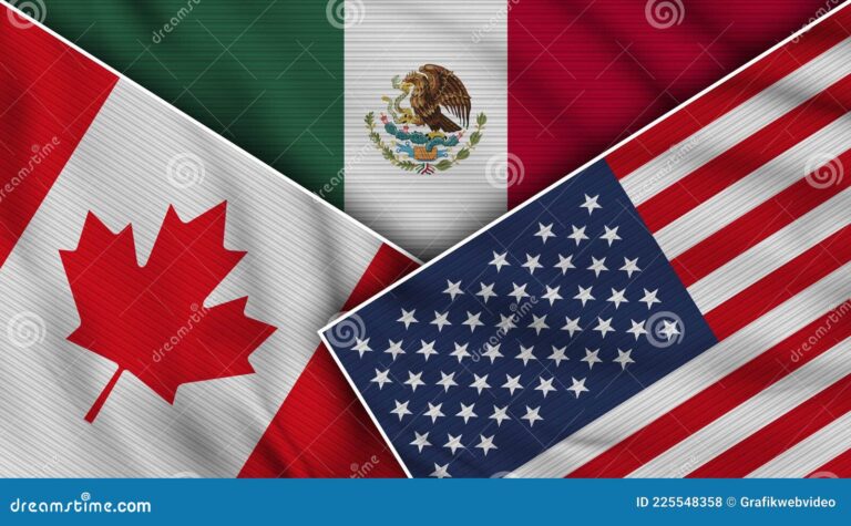 Qué es el Tratado entre México, Estados Unidos y Canadá (T-MEC) 34 banderas de mexico estados unidos y canada