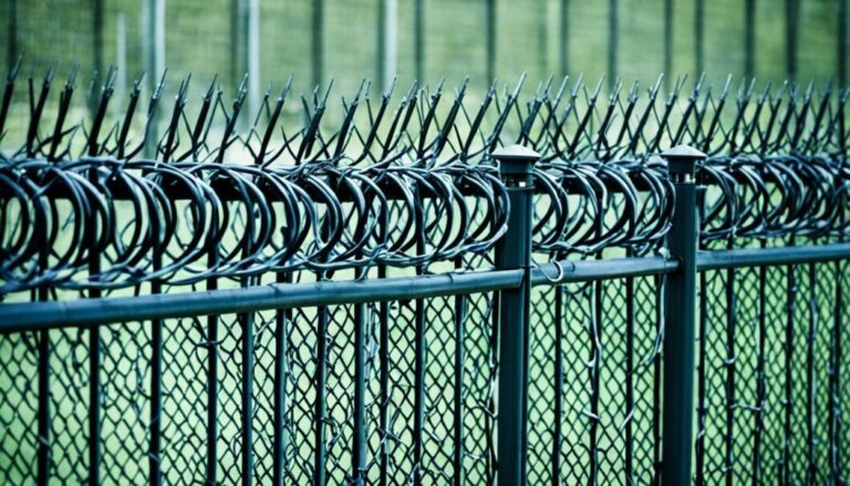 barda en propiedad residencial