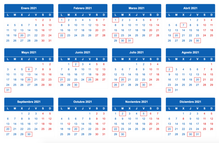 Cuándo se deben pagar las declaraciones de impuestos de años anteriores 19 calendario fiscal con fechas destacadas