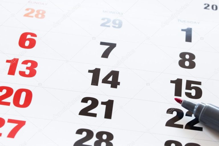 Cuándo se vence mi plan de telefonÃa con Movistar 18 calendario marcando una fecha importante
