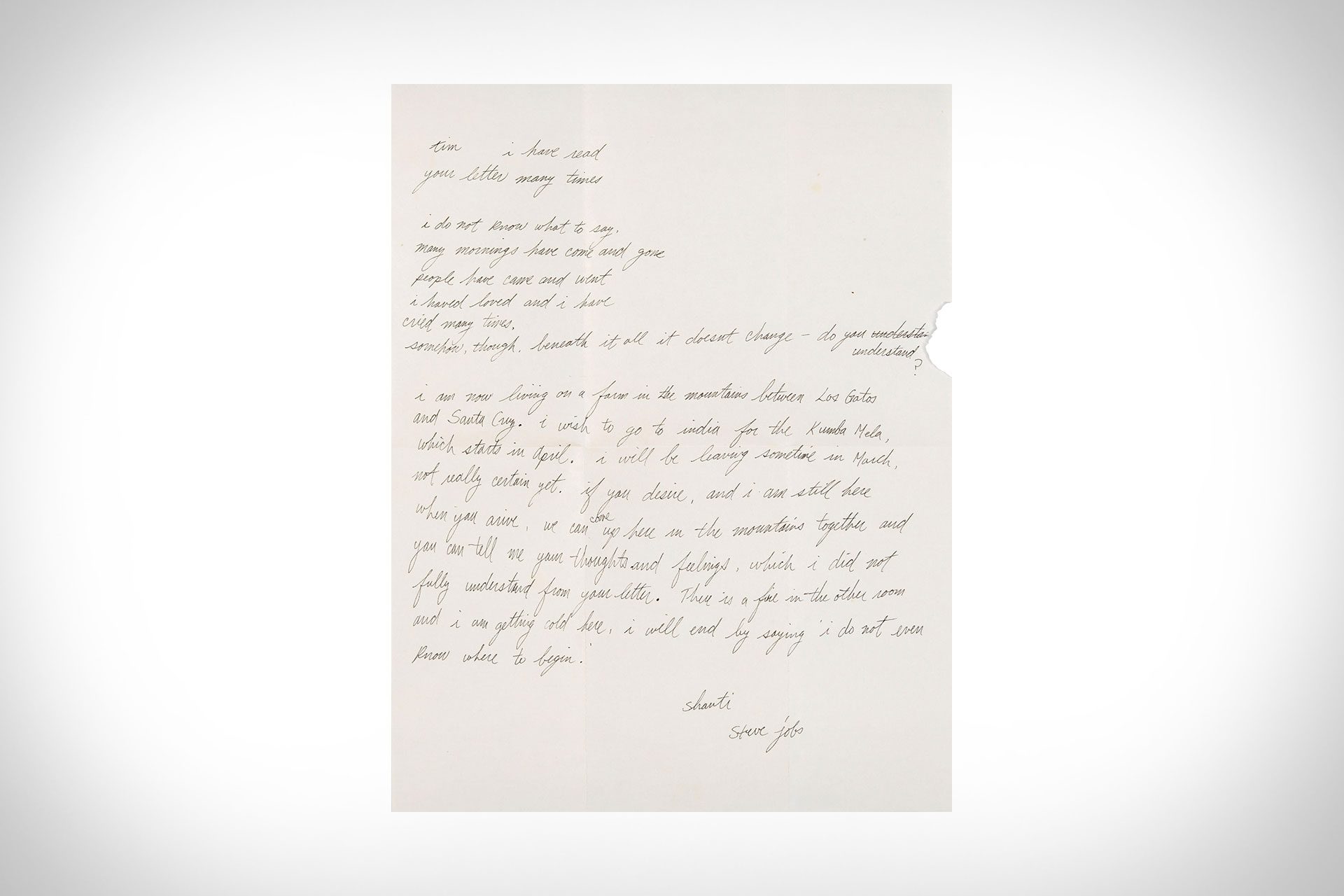 Es real o falsa la carta atribuida a Steve Jobs