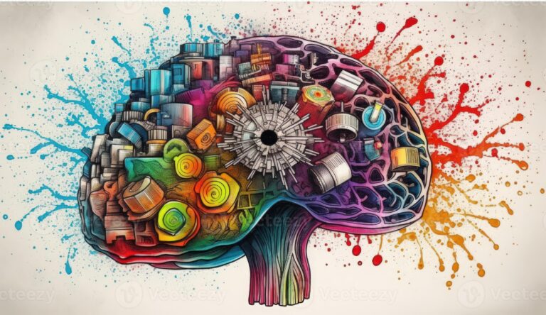 Cómo pueden mis pensamientos regular mis sentimientos y emociones 28 cerebro con engranajes y corazon iluminado