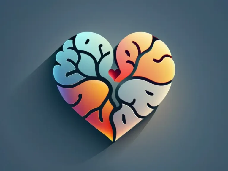 Las emociones y los sentimientos son realmente lo mismo o son diferentes 17 corazones y cerebros entrelazados simbolicamente