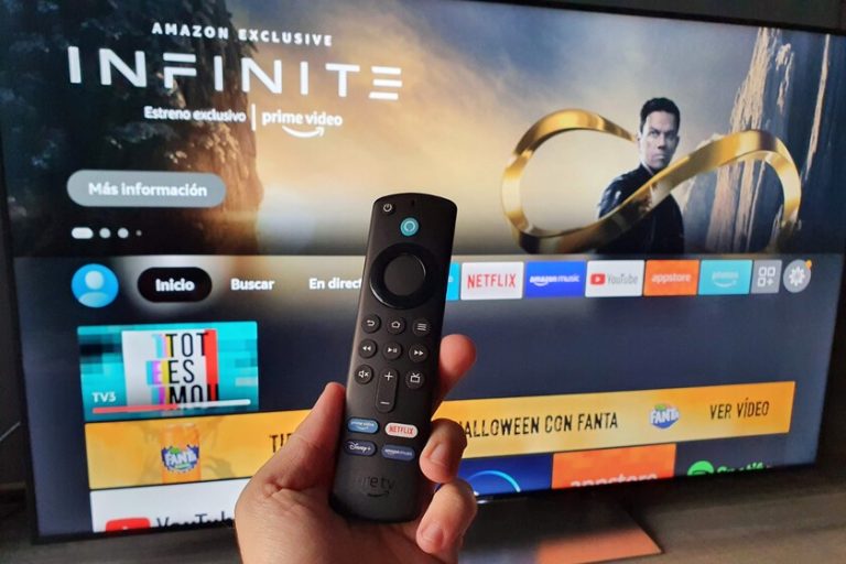 Cómo instalar Claro Video en tu Fire TV Stick fácilmente 33 fire tv stick con pantalla de inicio activa
