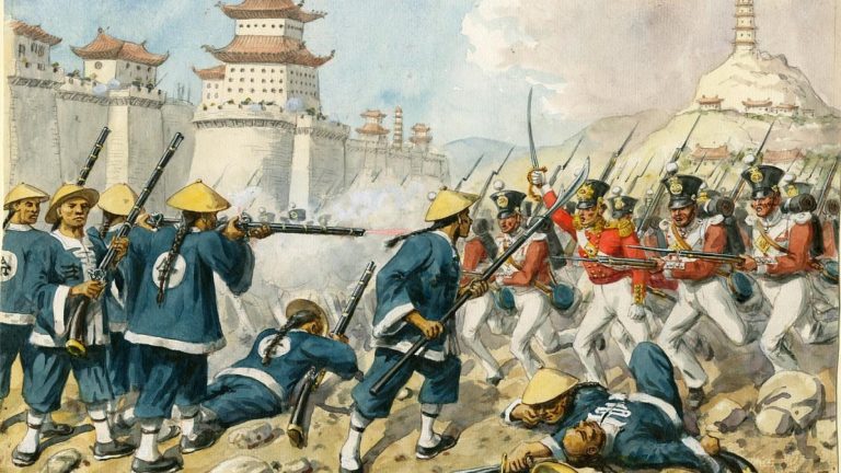 Cuántas guerras del opio hubo y cuáles fueron sus consecuencias 6 guerreros en batalla durante la guerra del opio