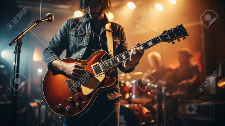 Qué canciones icónicas forman parte del legado de Héroes del Silencio 5 guitarrista tocando en un concierto en vivo
