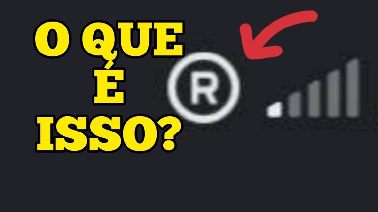 icono de senal de celular con letra r