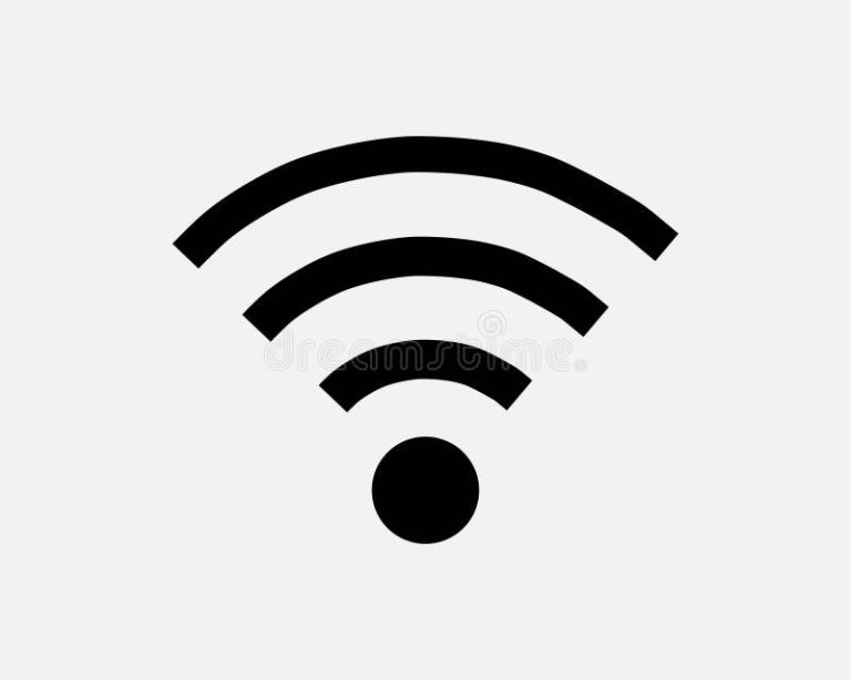 icono de senal wifi con barras