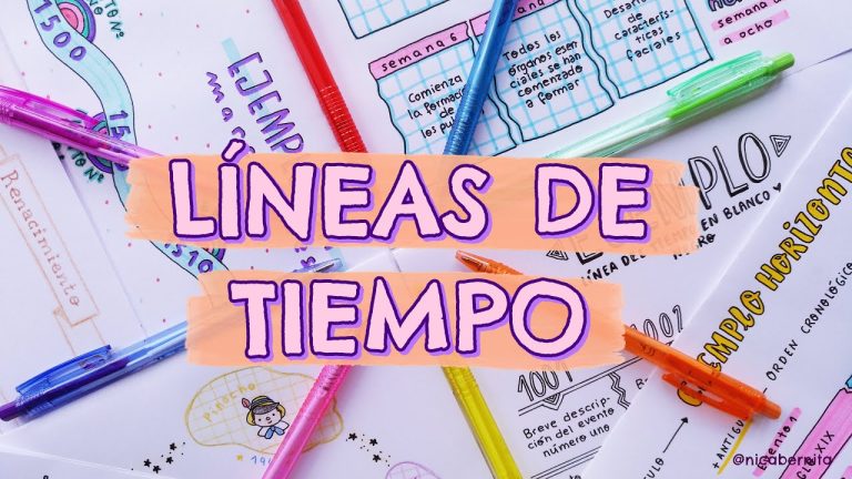Cómo hacer lÃneas del tiempo creativas y fáciles para tus proyectos 47 lineas del tiempo coloridas y creativas