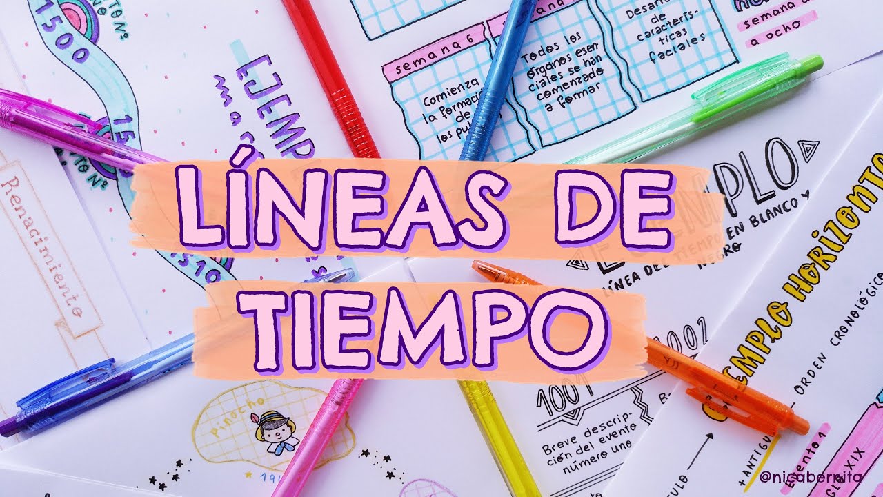 Cómo hacer líneas del tiempo creativas y fáciles para tus proyectos