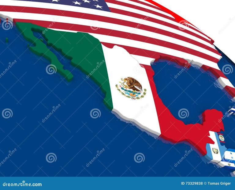 Qué tratados internacionales ha firmado México y cuáles son sus implicaciones 46 mapa de mexico con banderas internacionales