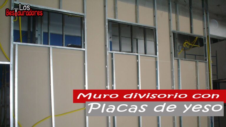 muro de tablaroca en construccion
