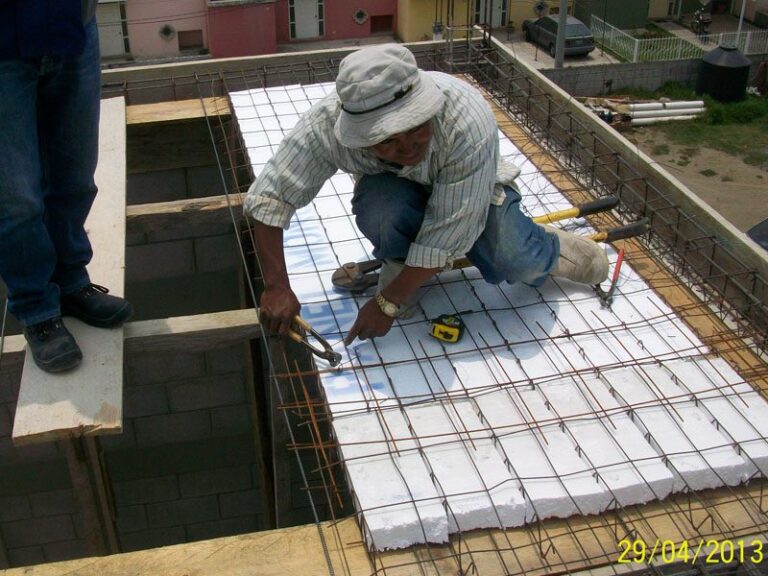 panel w para losa en construccion