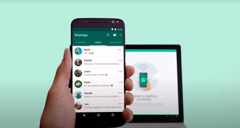 Cómo acceder a WhatsApp Web y usarlo en lÃnea fácilmente 50 pantalla de computadora con whatsapp web abierto