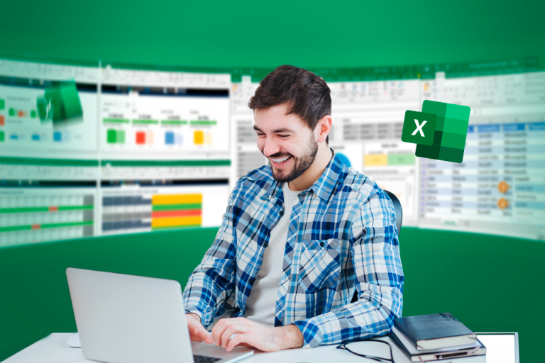 Qué incluye una guía completa para aprender Excel básico 8 persona aprendiendo excel en una computadora