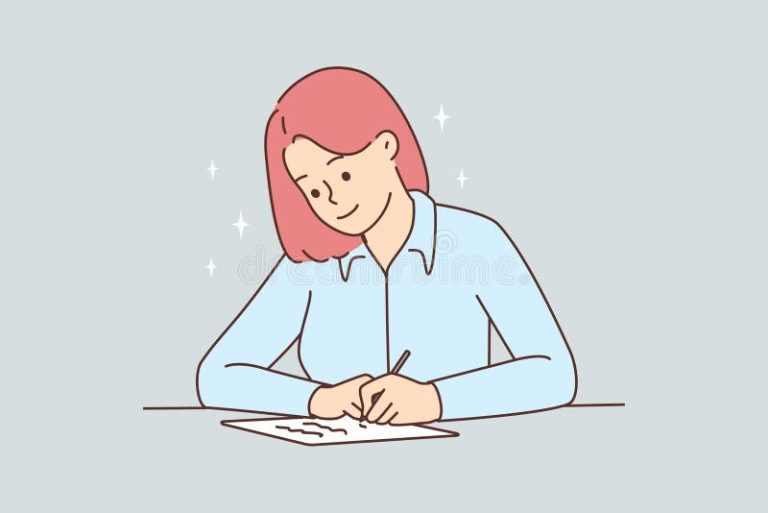 persona escribiendo una carta en un escritorio