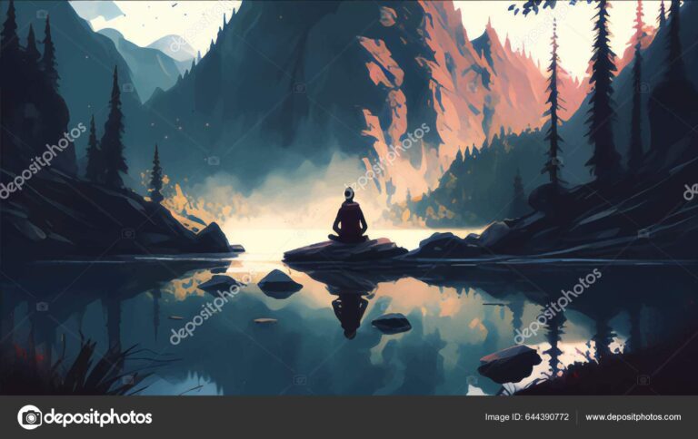 Qué actitudes debo asumir para mejorar mi vida y bienestar 3 persona meditando en un entorno natural 3