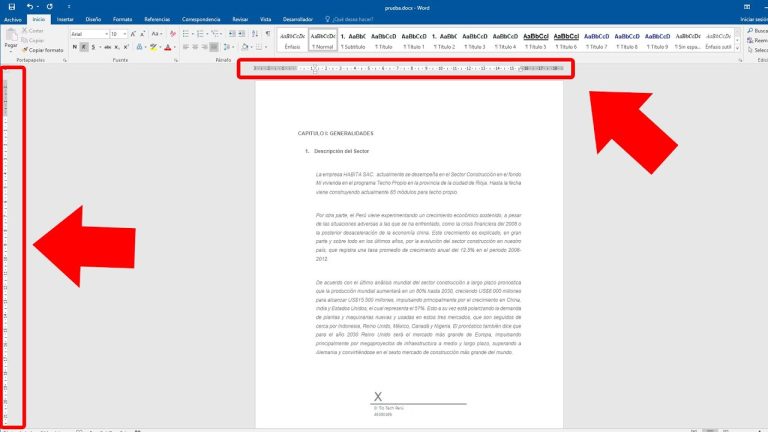 Por qué no me aparece la regla en Word y cómo solucionarlo 6 regla de word en pantalla de laptop