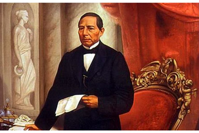 Cuáles fueron las acciones más importantes de Benito Juárez durante su gobierno 8 retrato de benito juarez en su escritorio