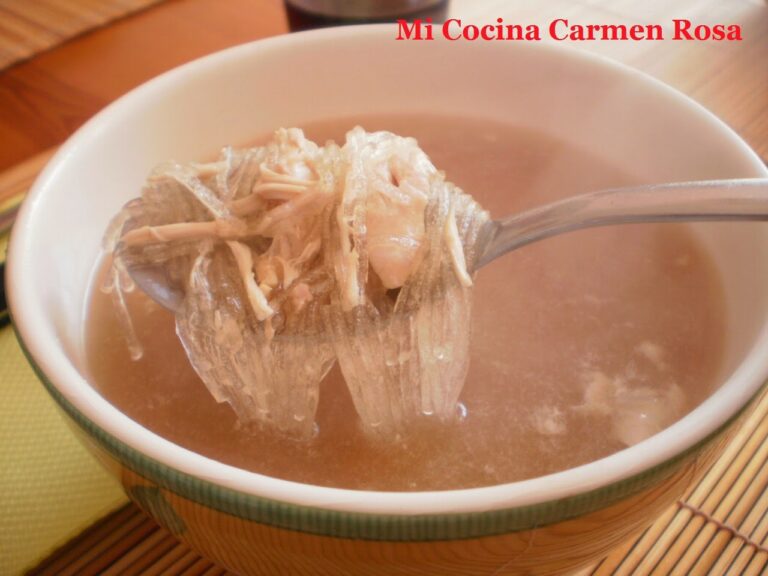 Dónde encontrar la receta de la sopa de pasta Don Pepe Roni 26 sopa de pasta en un plato humeante