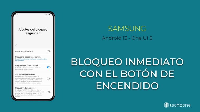 telefono con boton de bloqueo activado