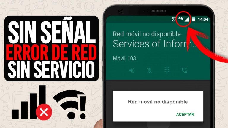 Por qué aparece el mensaje "El número que usted ha marcado no existe" 7 telefono con senal de error