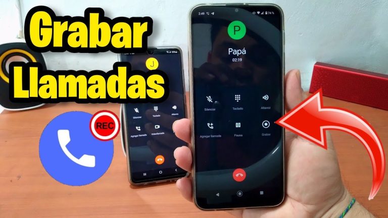 Cómo grabar una llamada telefónica en tu celular fácilmente 1 telefono movil grabando una llamada