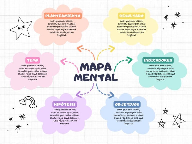 visual de infografia colorida y creativa